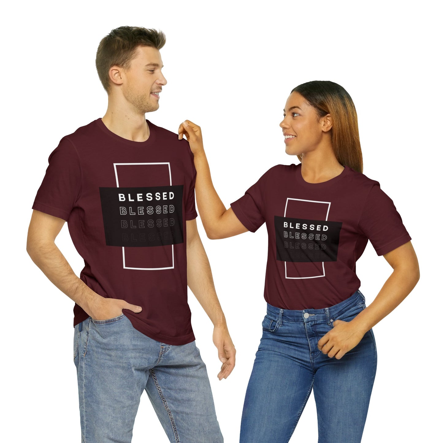 BLESSED Unisex Jersey Short Sleeve Tee
