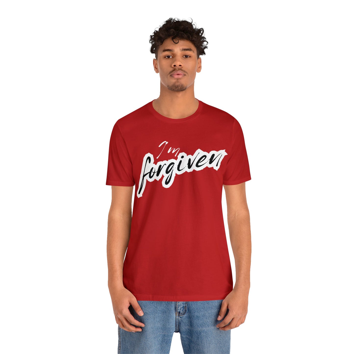 I'M FORGIVEN Unisex Jersey Short Sleeve Tee