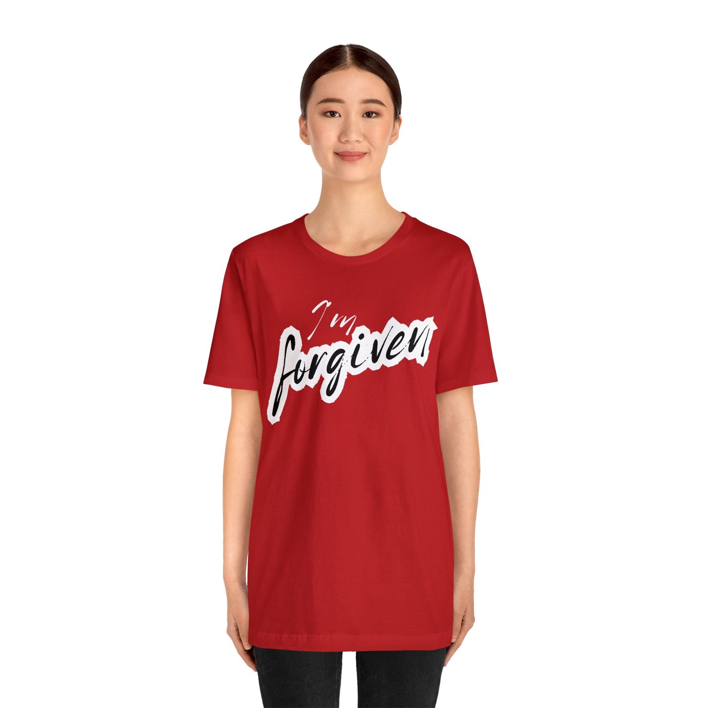 I'M FORGIVEN Unisex Jersey Short Sleeve Tee