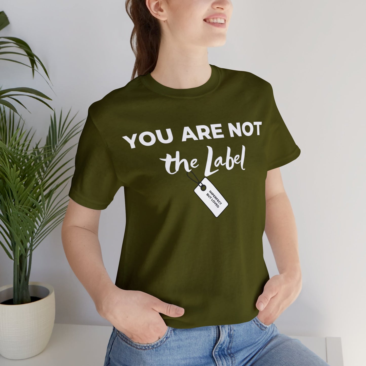 YOU ARE NOT THE LABEL Unisex Jersey Short Sleeve Tee