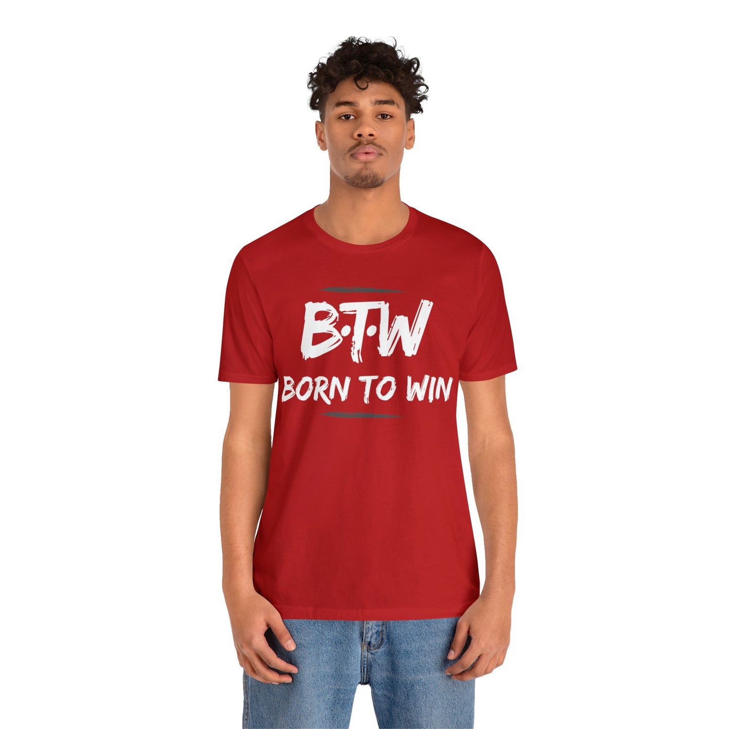BORN TO WIN Unisex Jersey Short Sleeve Tee