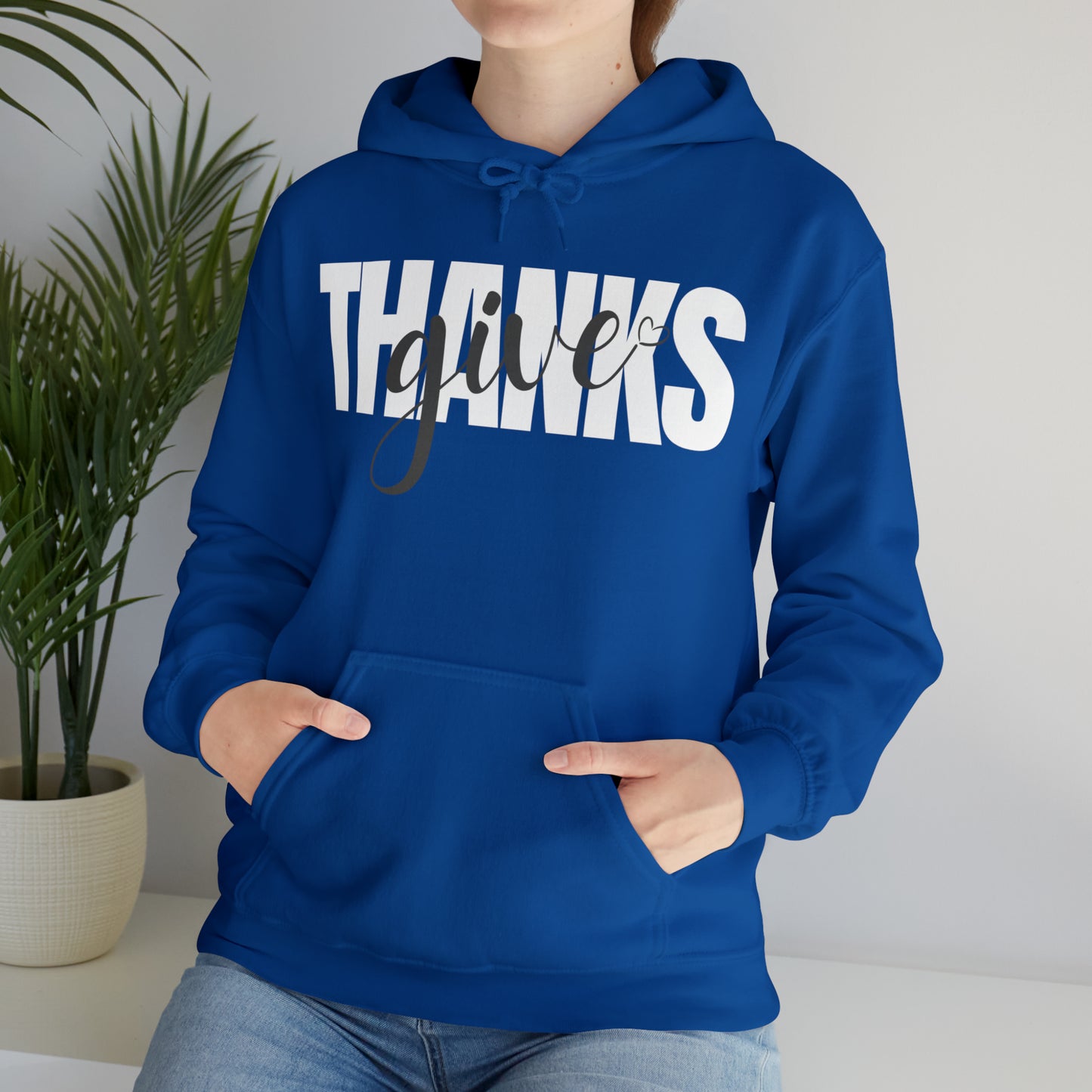 GIVE THANKS Unisex Heavy Blend™ Hooded Sweatshirt