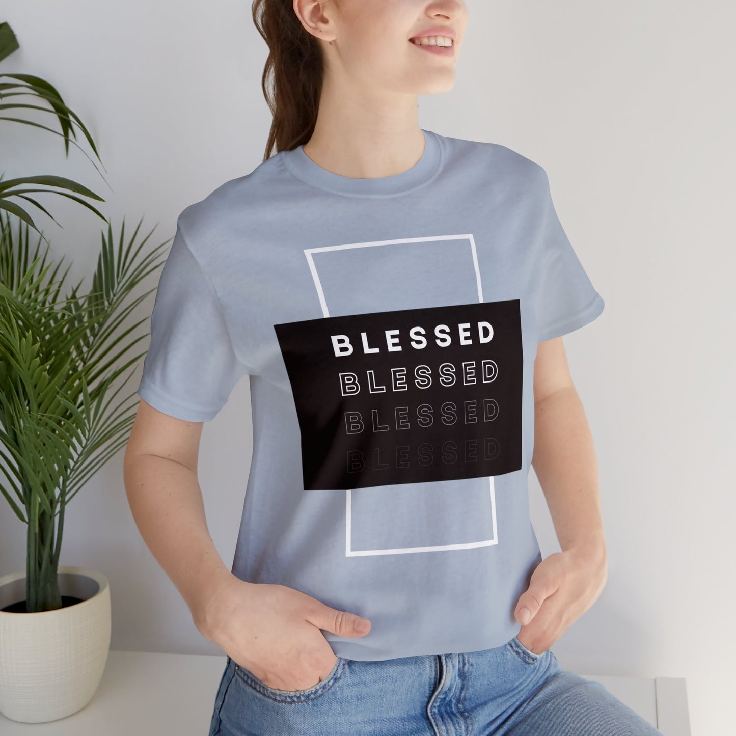 BLESSED Unisex Jersey Short Sleeve Tee