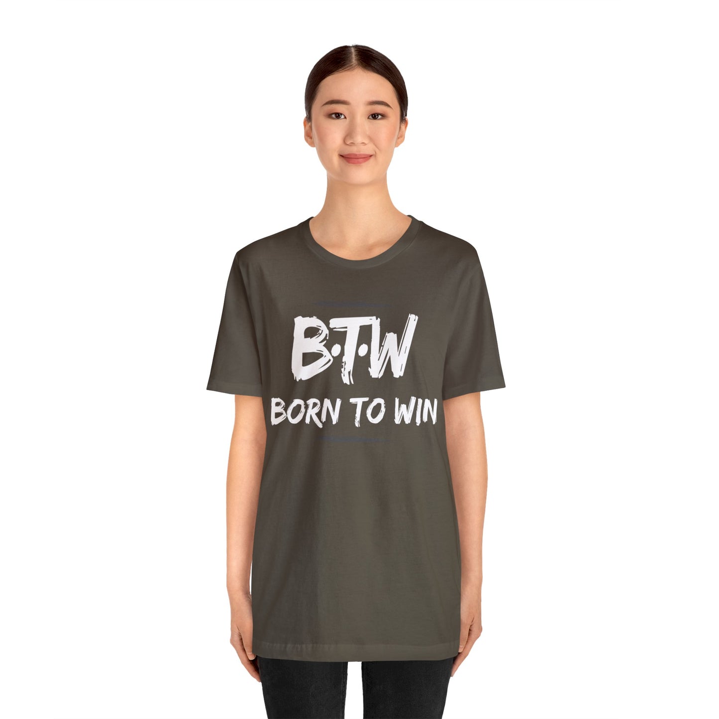 BORN TO WIN Unisex Jersey Short Sleeve Tee