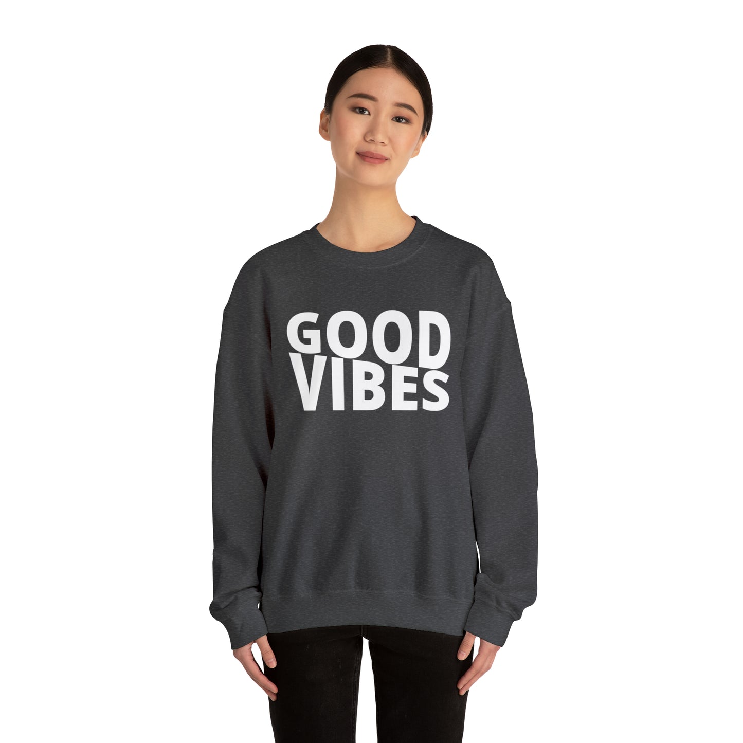 GOOD VIBES Unisex Heavy Blend™ Crewneck Sweatshirt