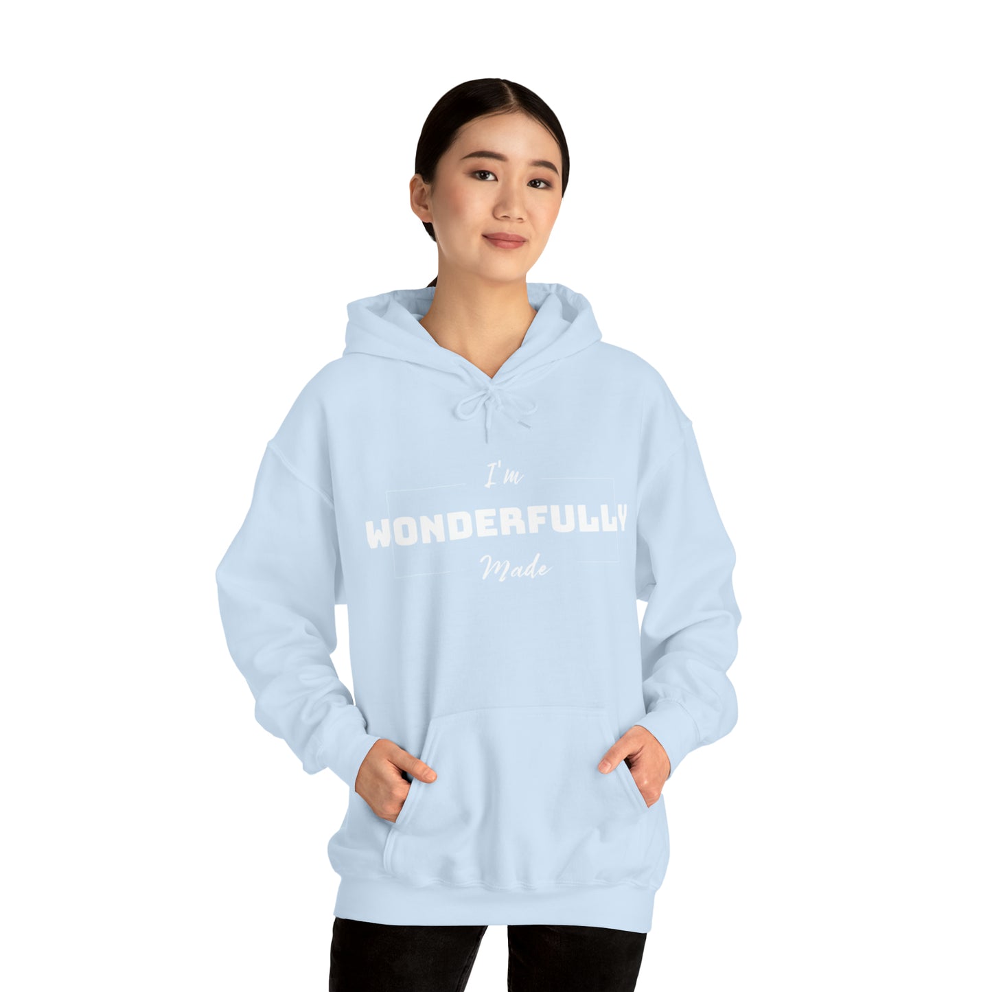 I'M WONDERFULLY MADE Unisex Heavy Blend™ Hooded Sweatshirt