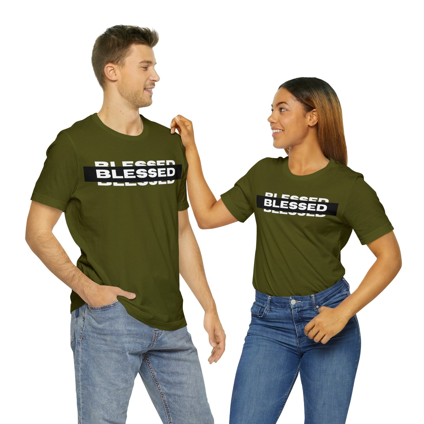 BLESSED Unisex Jersey Short Sleeve Tee