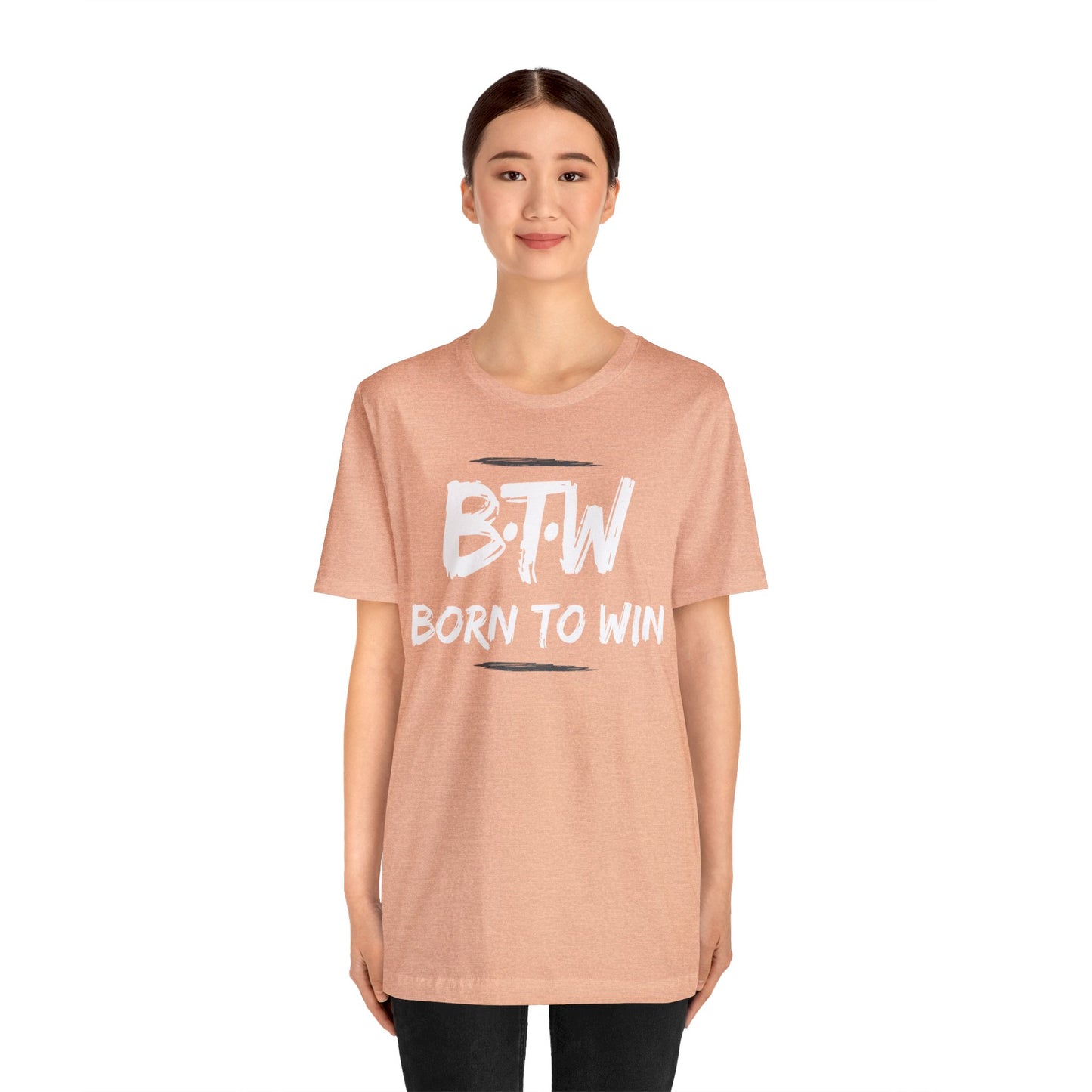 BORN TO WIN Unisex Jersey Short Sleeve Tee