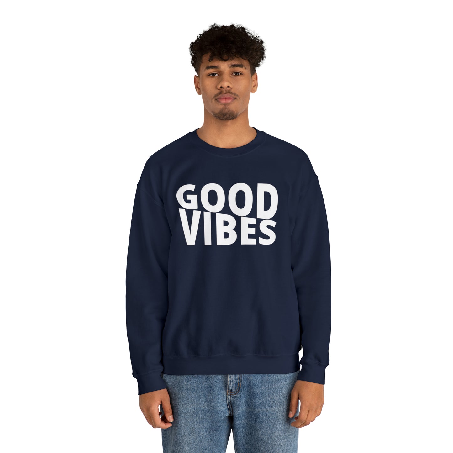 GOOD VIBES Unisex Heavy Blend™ Crewneck Sweatshirt