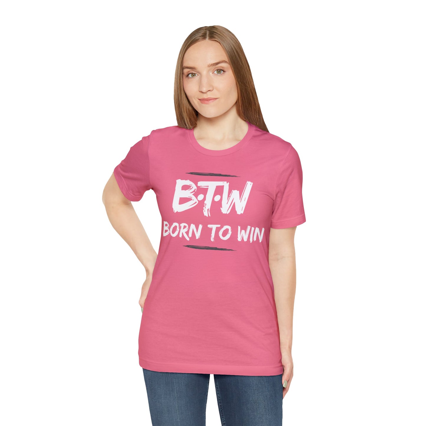 BORN TO WIN Unisex Jersey Short Sleeve Tee