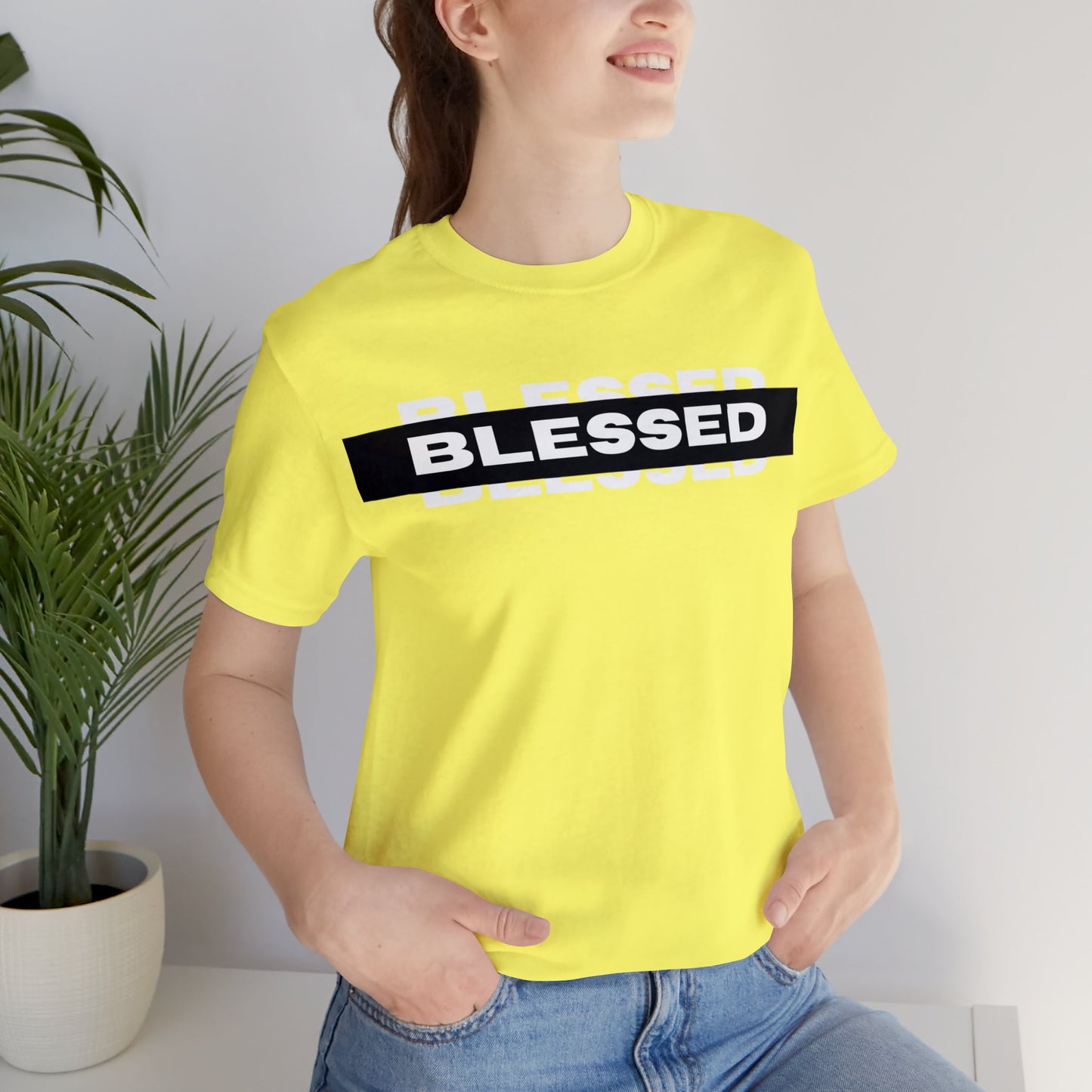BLESSED Unisex Jersey Short Sleeve Tee