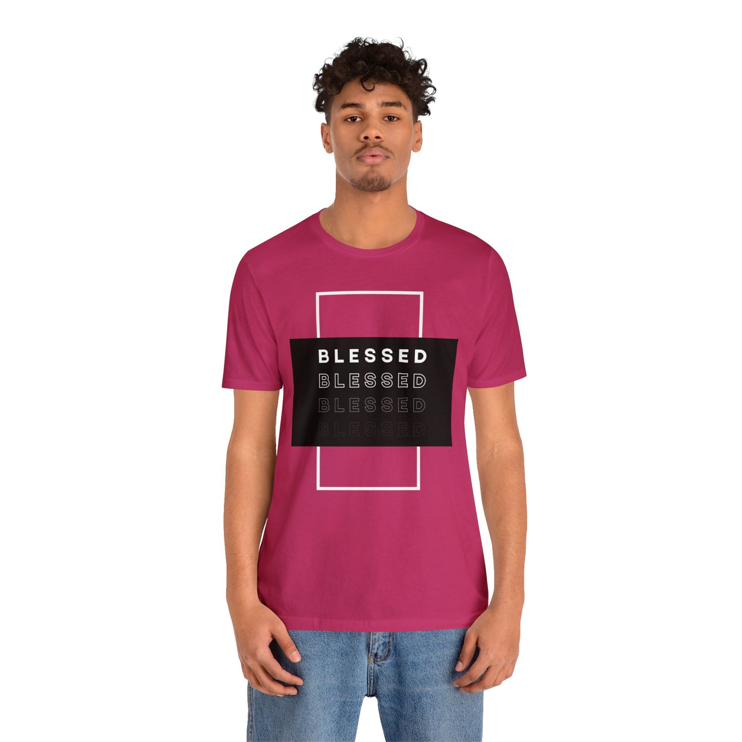 BLESSED Unisex Jersey Short Sleeve Tee