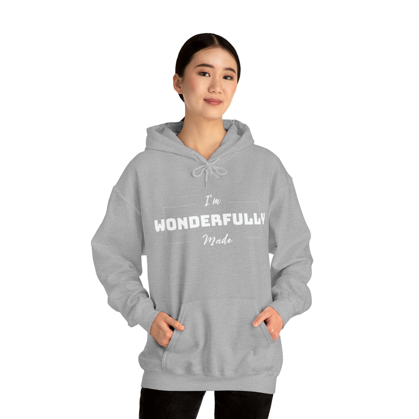 I'M WONDERFULLY MADE Unisex Heavy Blend™ Hooded Sweatshirt