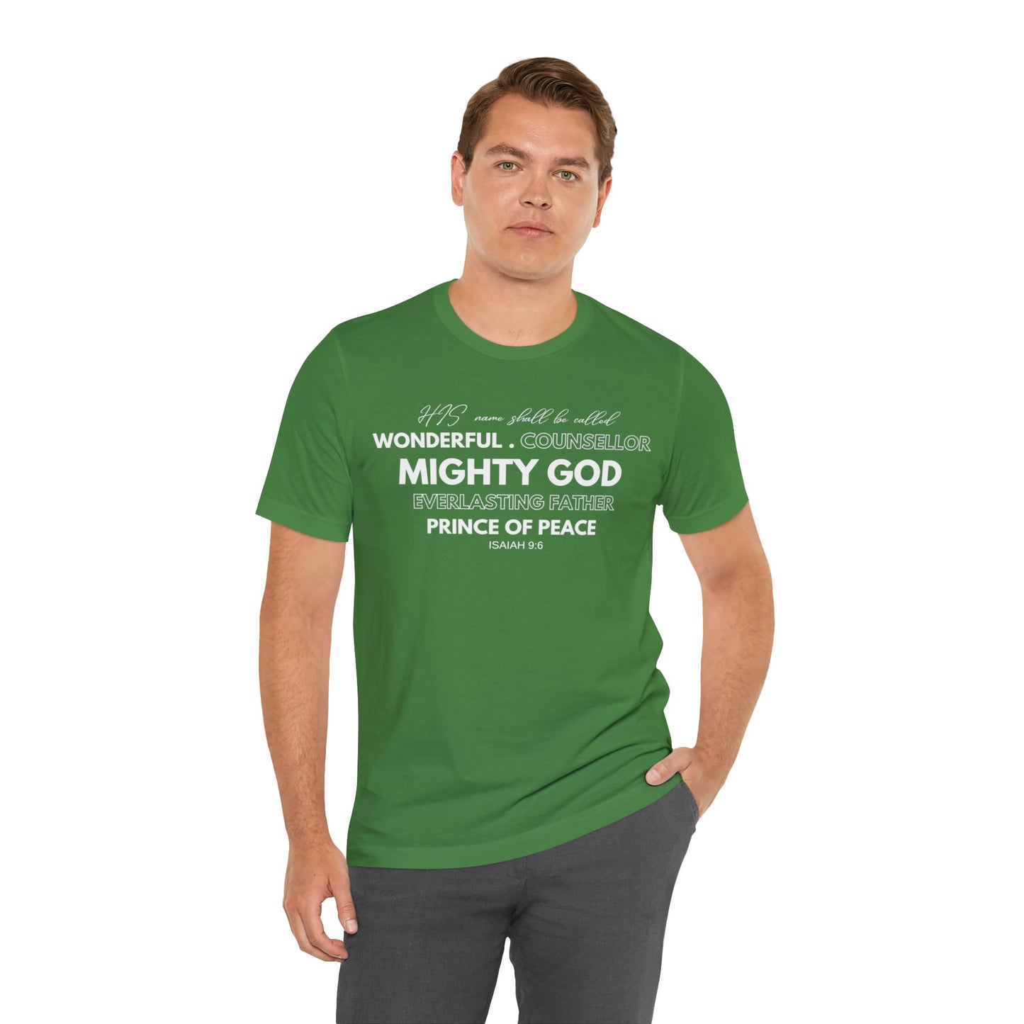 ISAIAH 9:6 Unisex Jersey Short Sleeve Tee