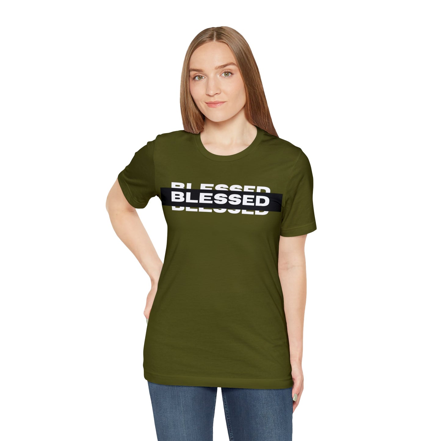 BLESSED Unisex Jersey Short Sleeve Tee