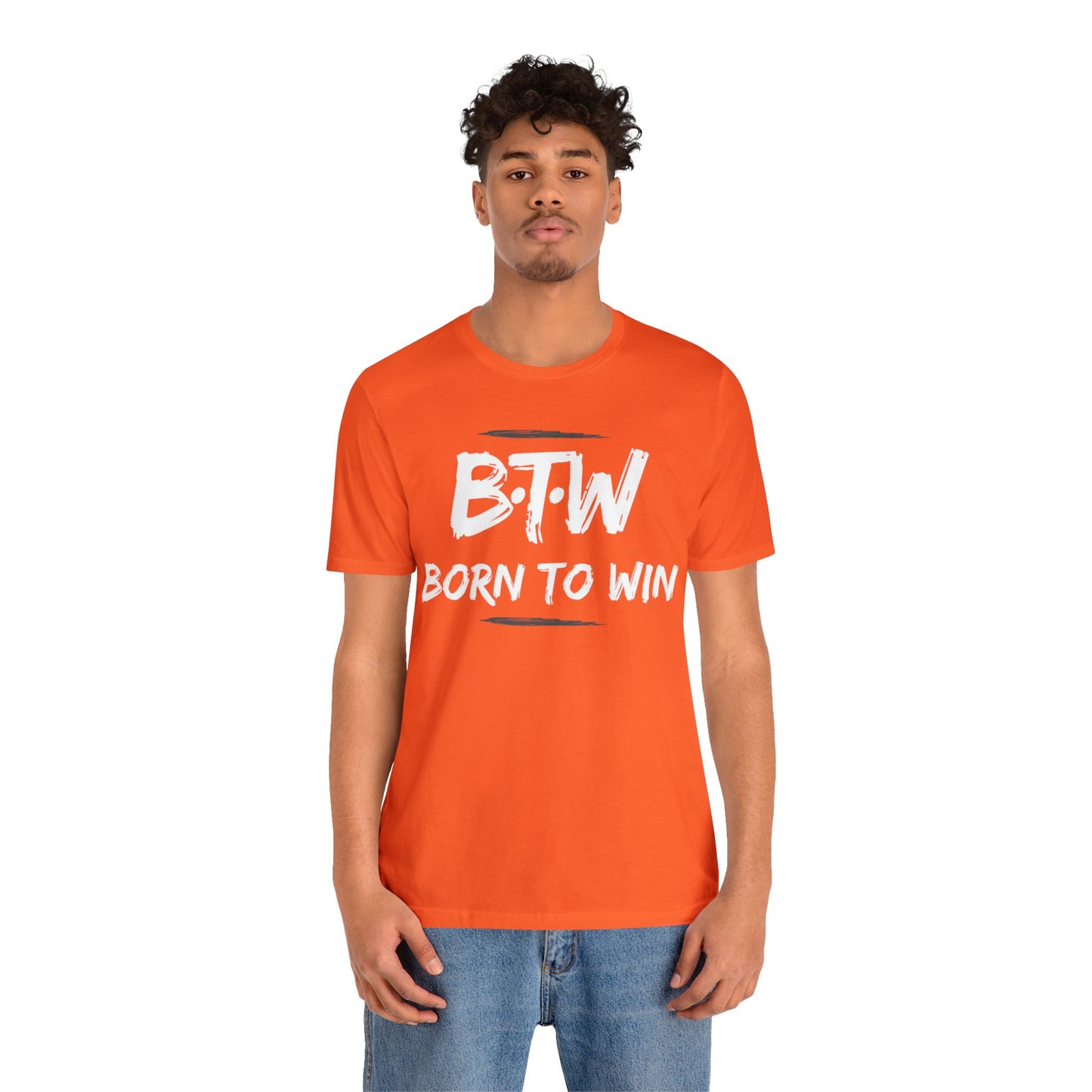 BORN TO WIN Unisex Jersey Short Sleeve Tee