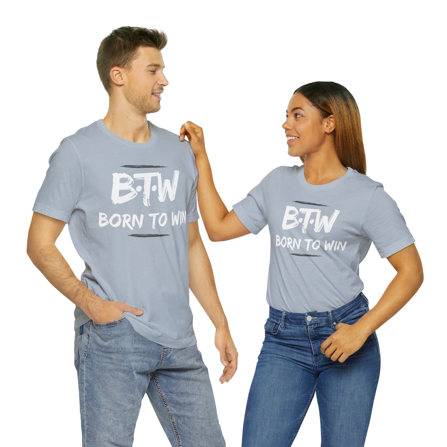 BORN TO WIN Unisex Jersey Short Sleeve Tee