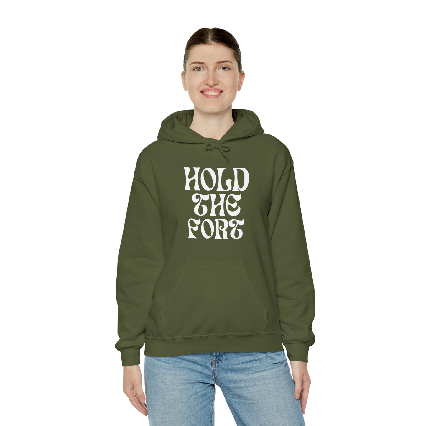 HOLD THE FORT Unisex Heavy Blend™ Hooded Sweatshirt