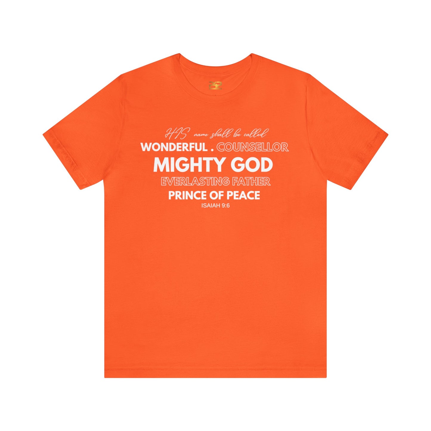 ISAIAH 9:6 Unisex Jersey Short Sleeve Tee