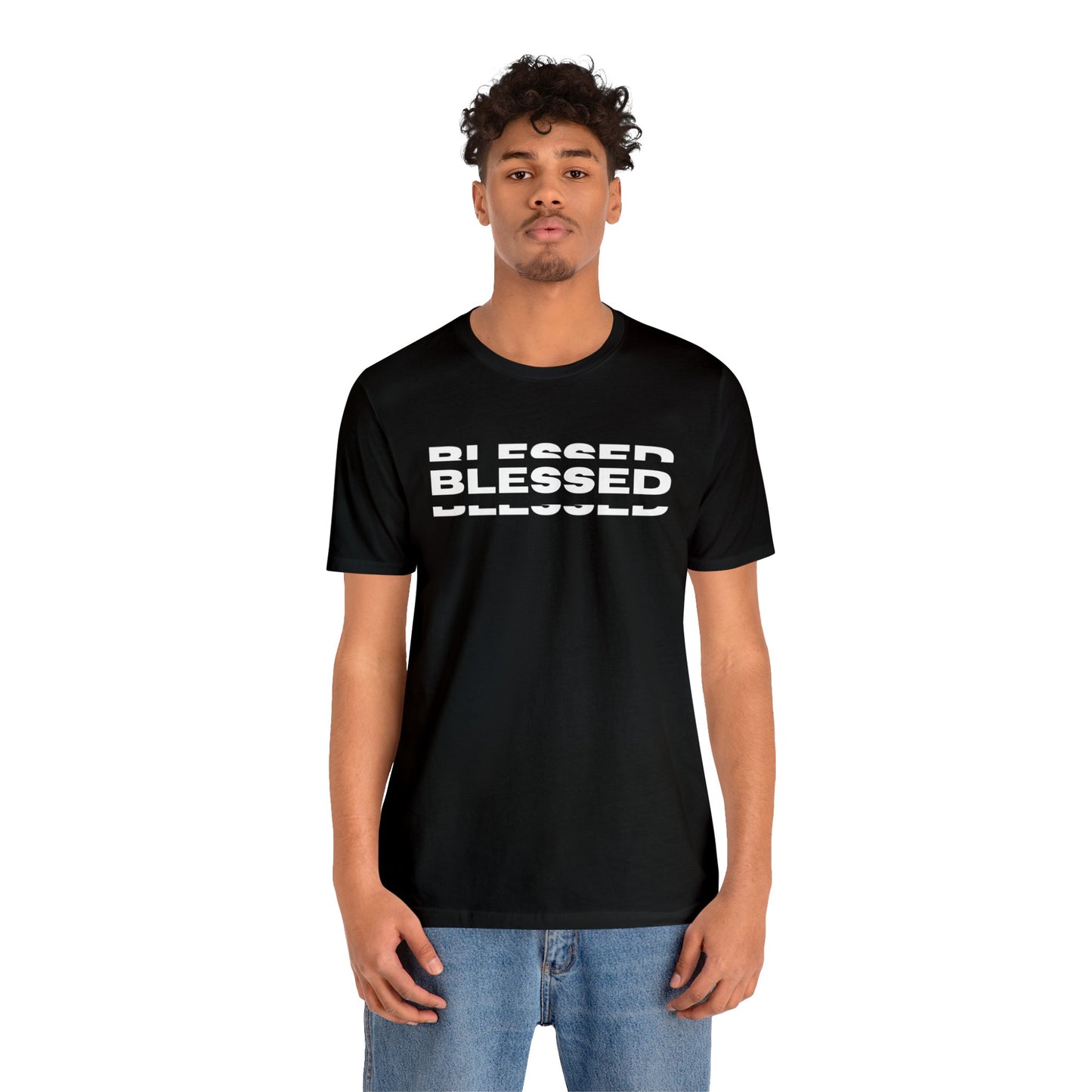 BLESSED Unisex Jersey Short Sleeve Tee