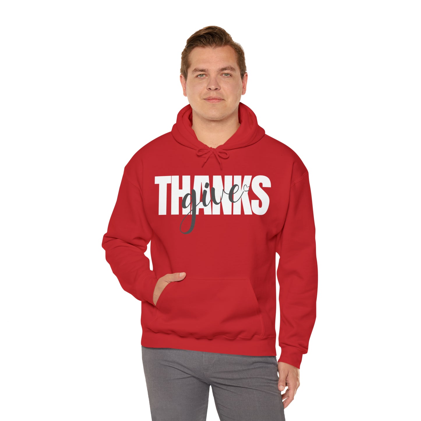 GIVE THANKS Unisex Heavy Blend™ Hooded Sweatshirt