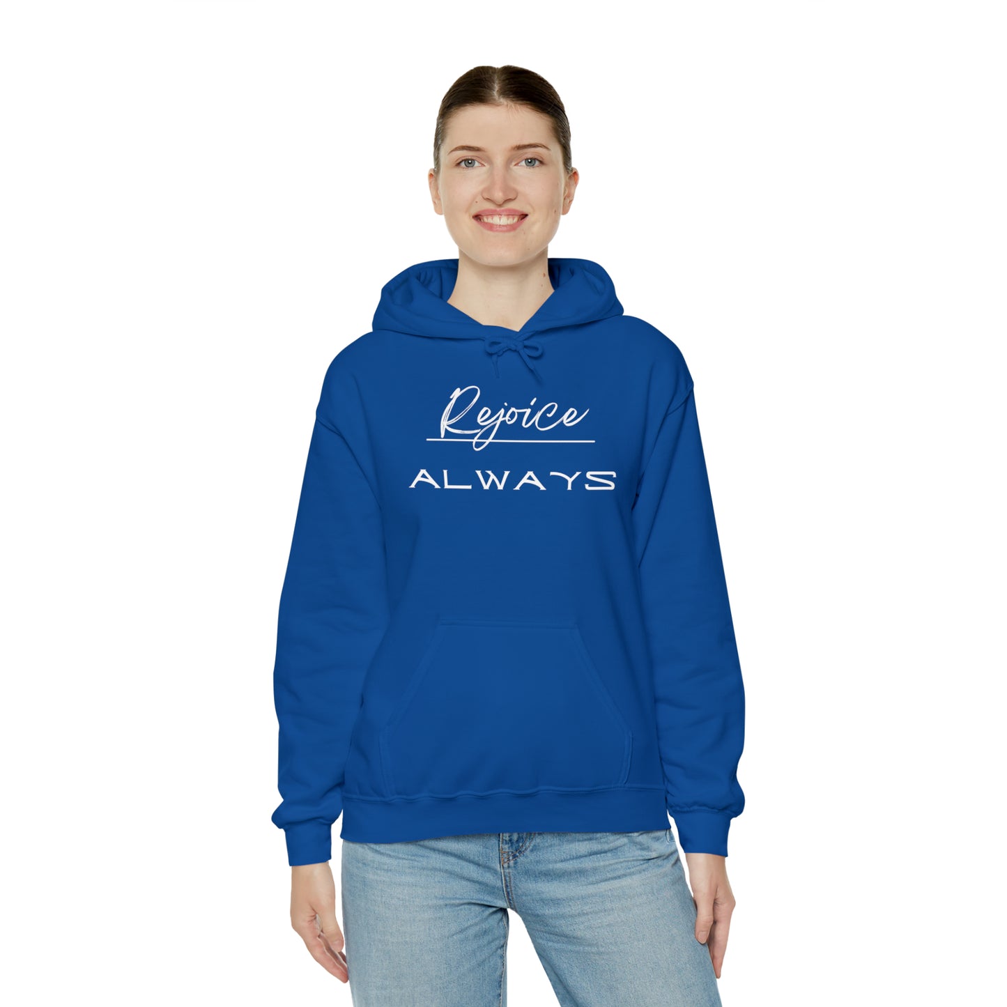 REJOICE ALWAYS Unisex Heavy Blend™ Hooded Sweatshirt