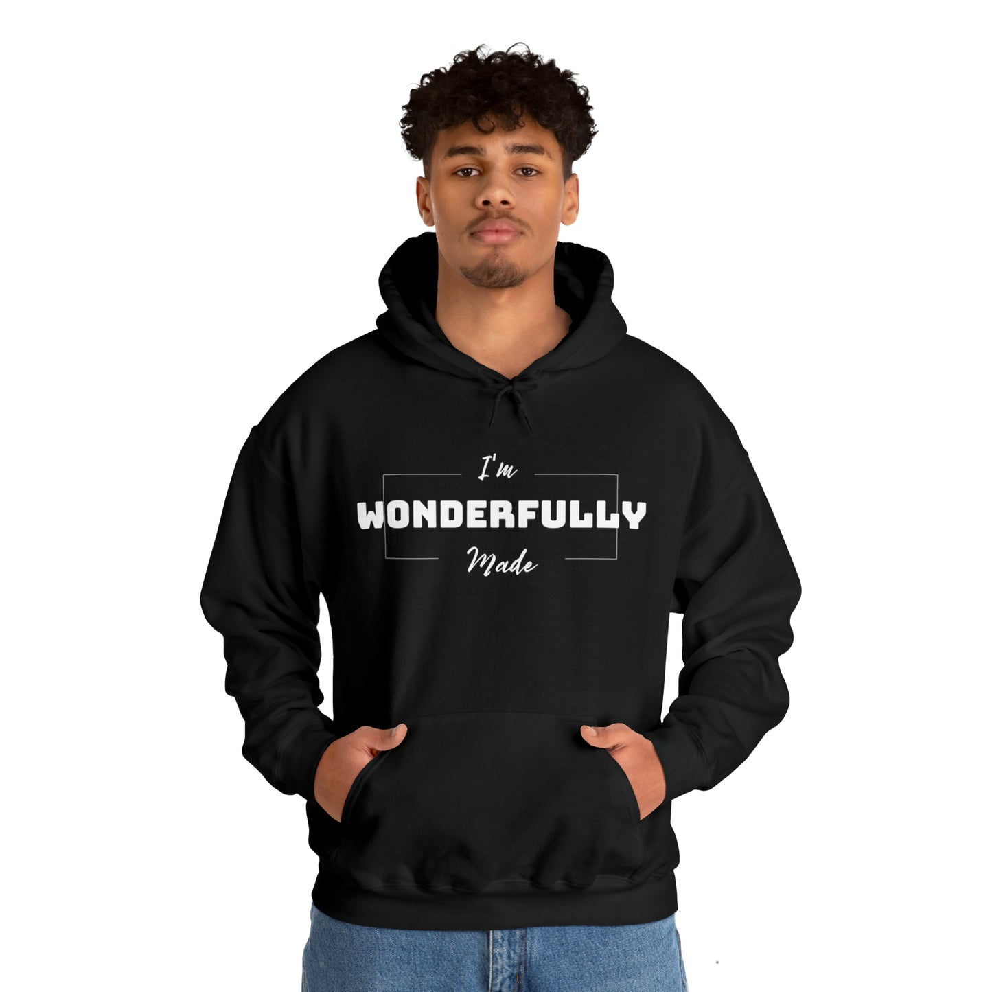 I'M WONDERFULLY MADE Unisex Heavy Blend™ Hooded Sweatshirt