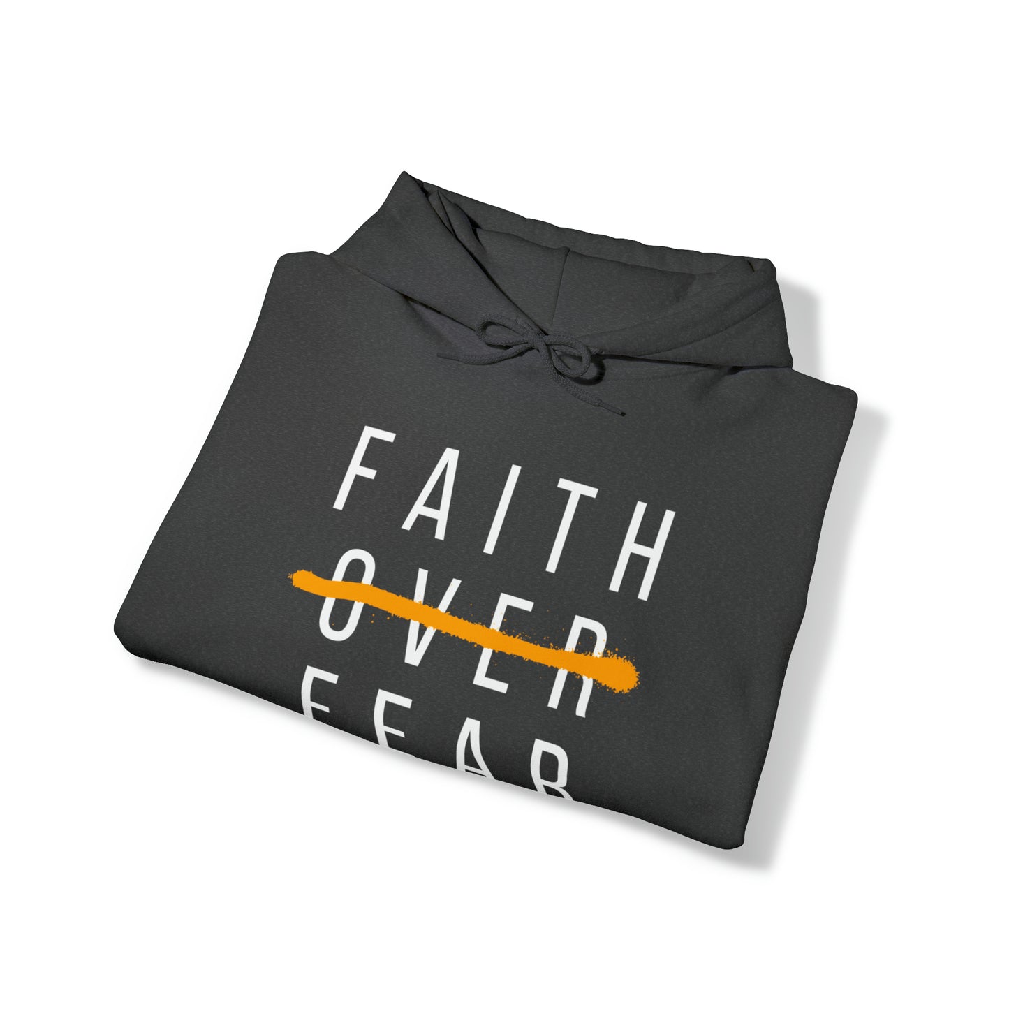 FAITH OVER FEAR Unisex Heavy Blend™ Hooded Sweatshirt