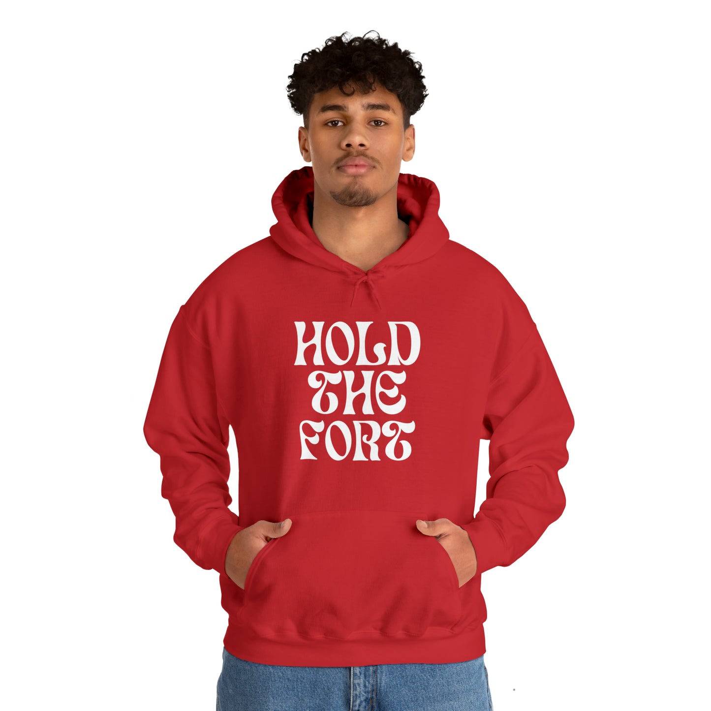 HOLD THE FORT Unisex Heavy Blend™ Hooded Sweatshirt