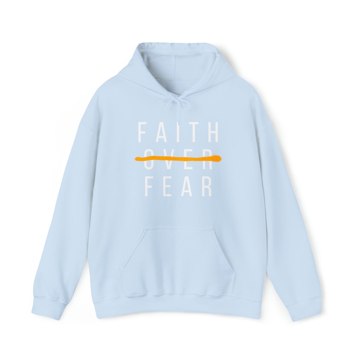 FAITH OVER FEAR Unisex Heavy Blend™ Hooded Sweatshirt
