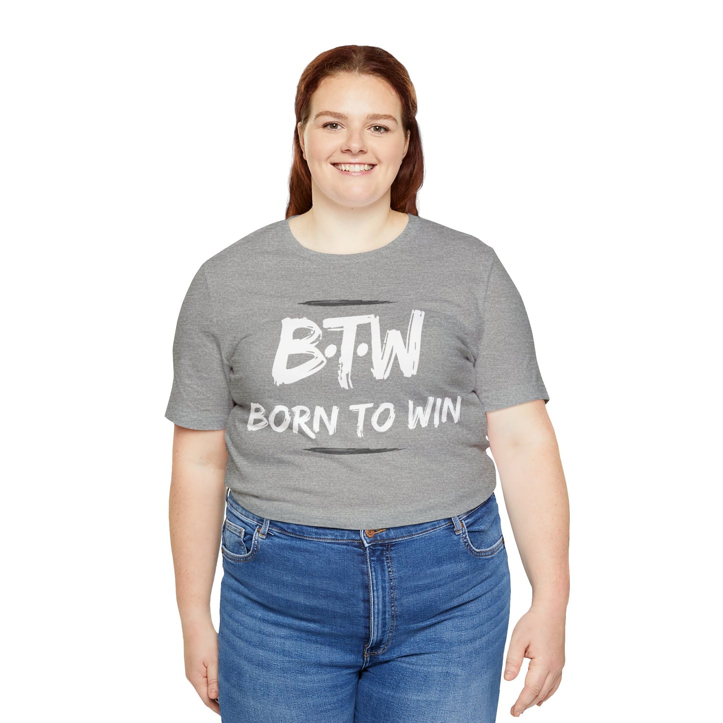 BORN TO WIN Unisex Jersey Short Sleeve Tee