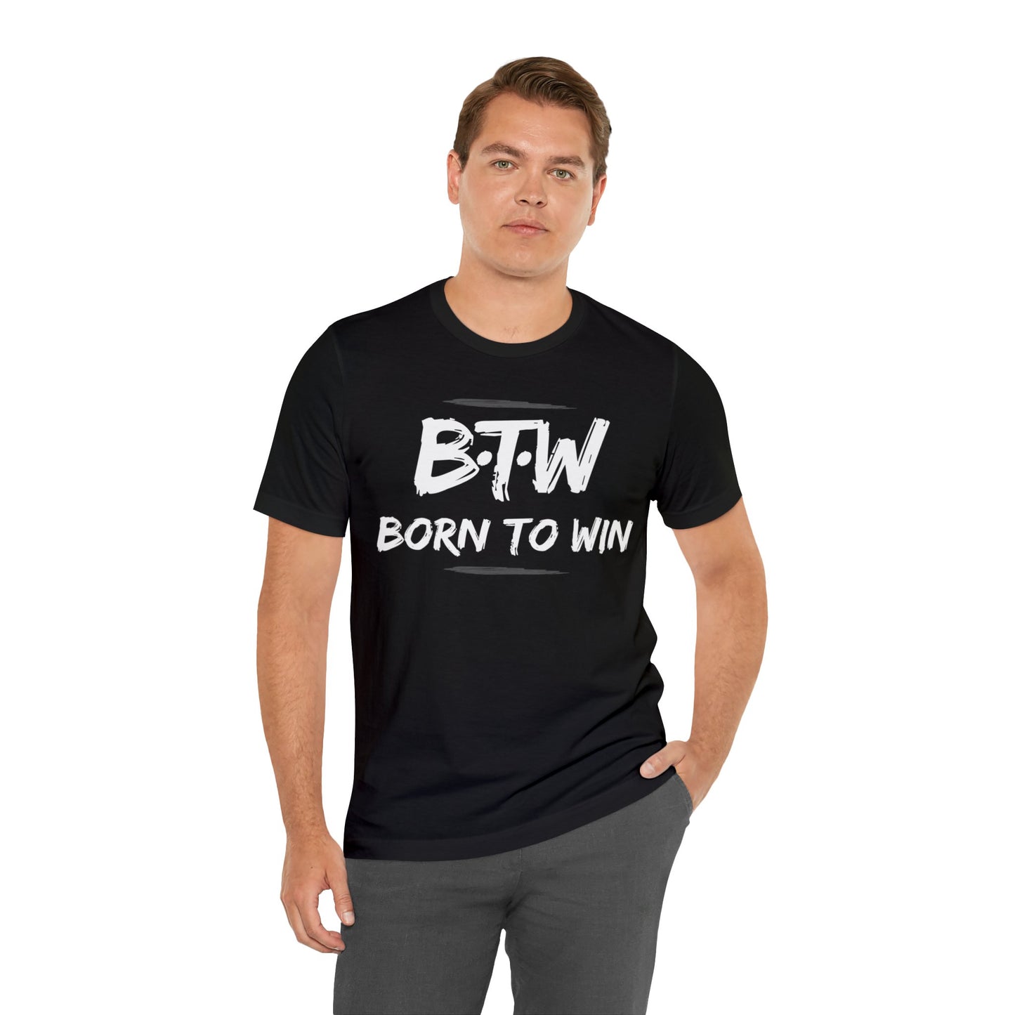 BORN TO WIN Unisex Jersey Short Sleeve Tee