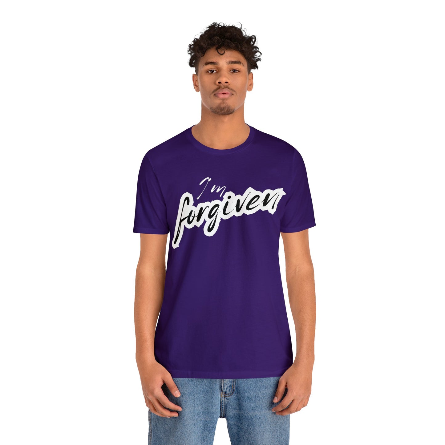 I'M FORGIVEN Unisex Jersey Short Sleeve Tee