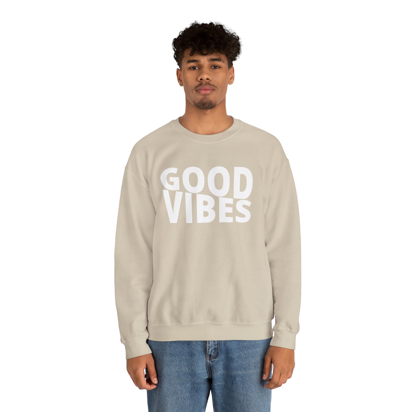 GOOD VIBES Unisex Heavy Blend™ Crewneck Sweatshirt