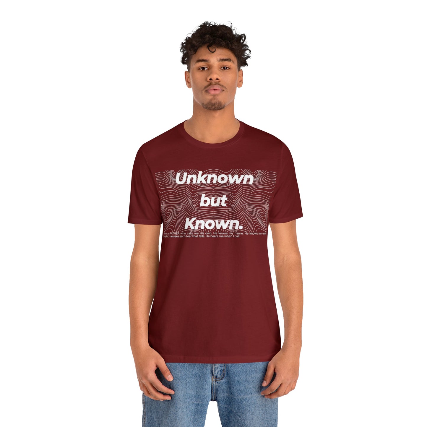 UNKNOWN BUT KNOWN Unisex Jersey Short Sleeve Tee