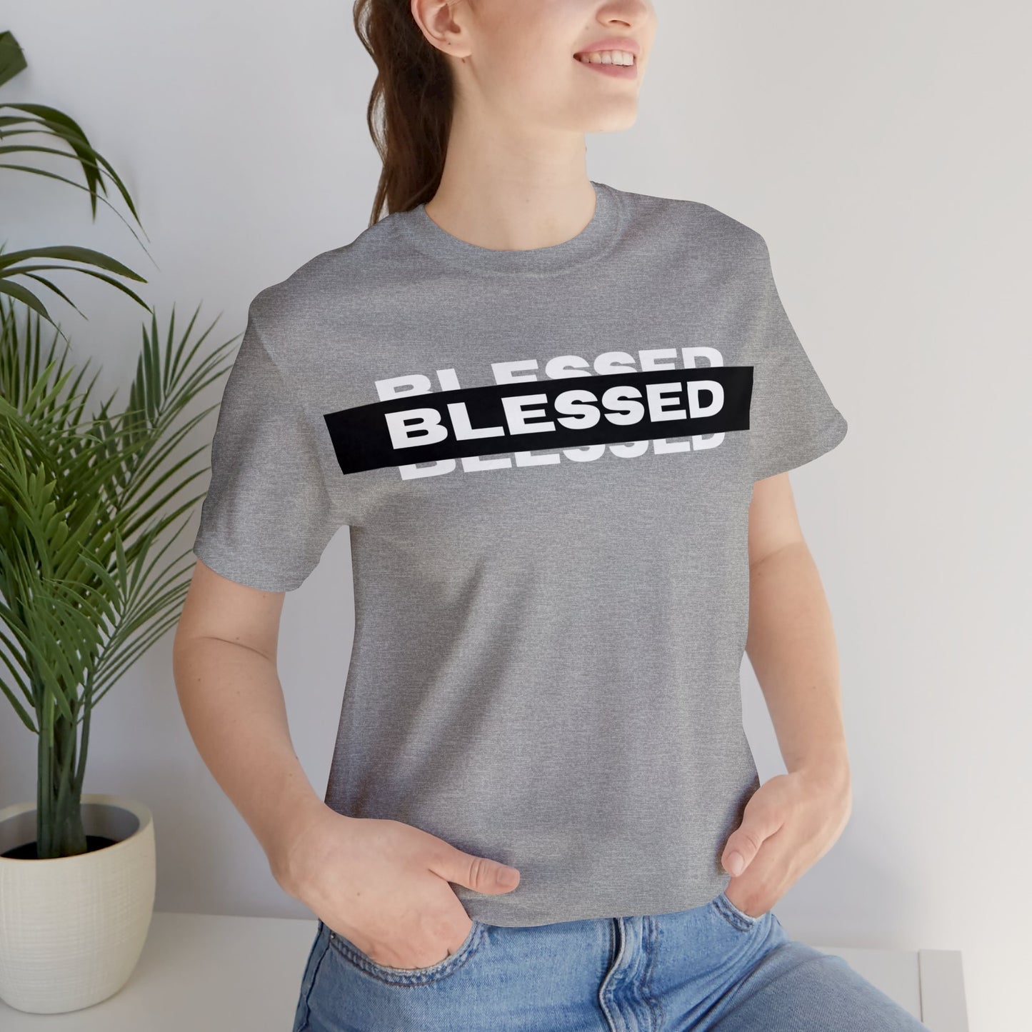 BLESSED Unisex Jersey Short Sleeve Tee