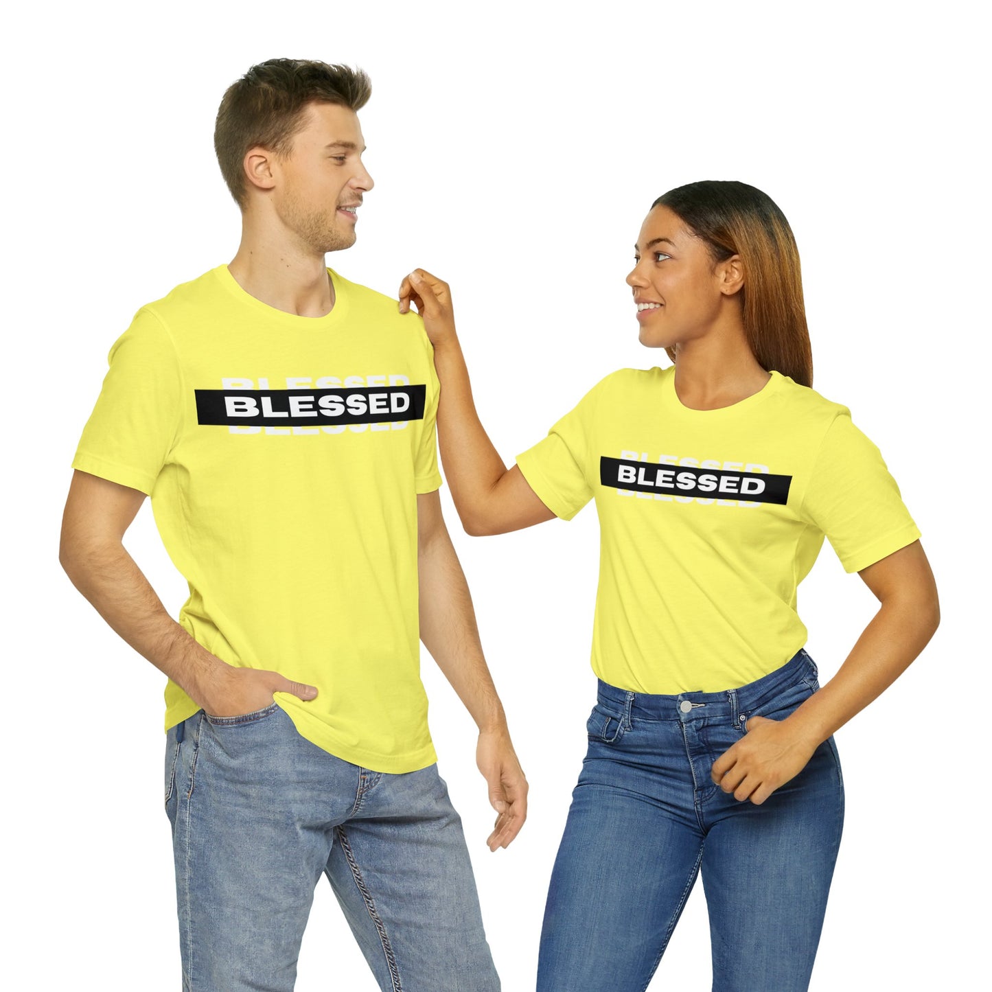 BLESSED Unisex Jersey Short Sleeve Tee