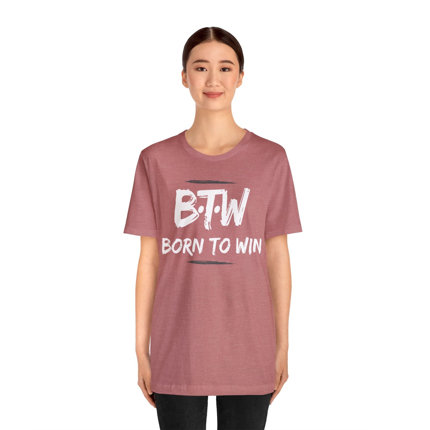 BORN TO WIN Unisex Jersey Short Sleeve Tee