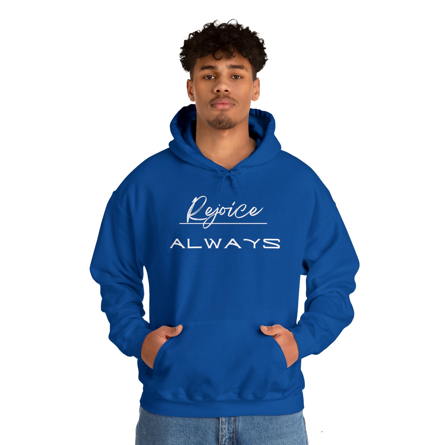REJOICE ALWAYS Unisex Heavy Blend™ Hooded Sweatshirt