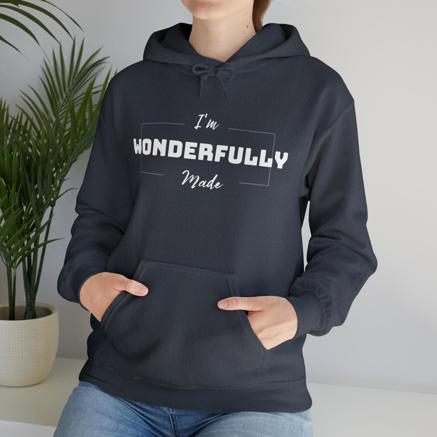 I'M WONDERFULLY MADE Unisex Heavy Blend™ Hooded Sweatshirt
