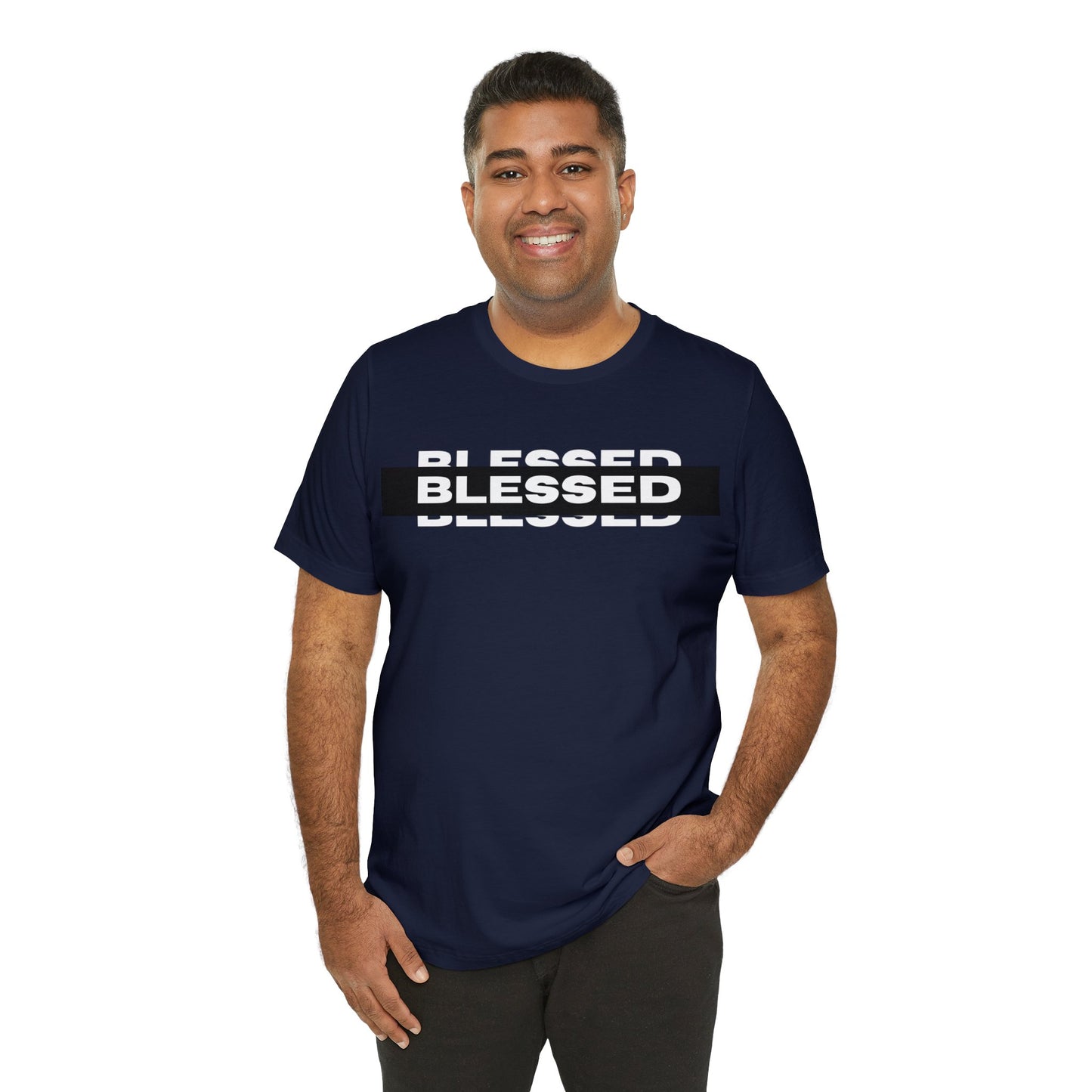 BLESSED Unisex Jersey Short Sleeve Tee