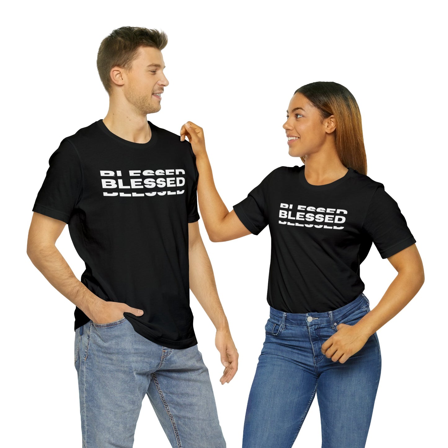BLESSED Unisex Jersey Short Sleeve Tee