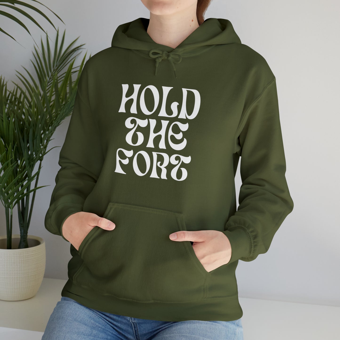 HOLD THE FORT Unisex Heavy Blend™ Hooded Sweatshirt