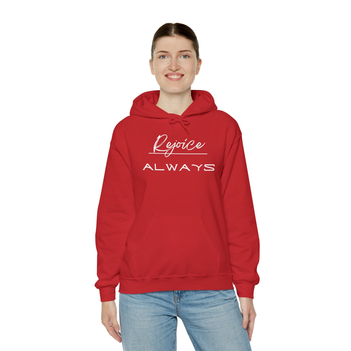 REJOICE ALWAYS Unisex Heavy Blend™ Hooded Sweatshirt