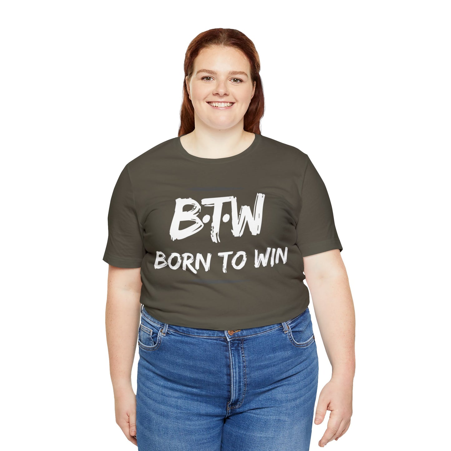 BORN TO WIN Unisex Jersey Short Sleeve Tee