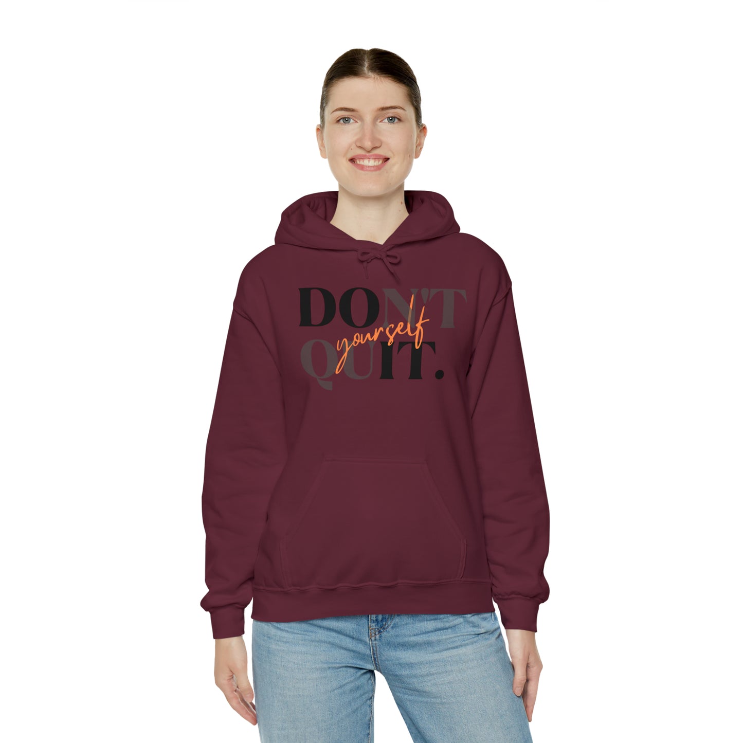 DON'T QUIT Unisex Heavy Blend™ Hooded Sweatshirt