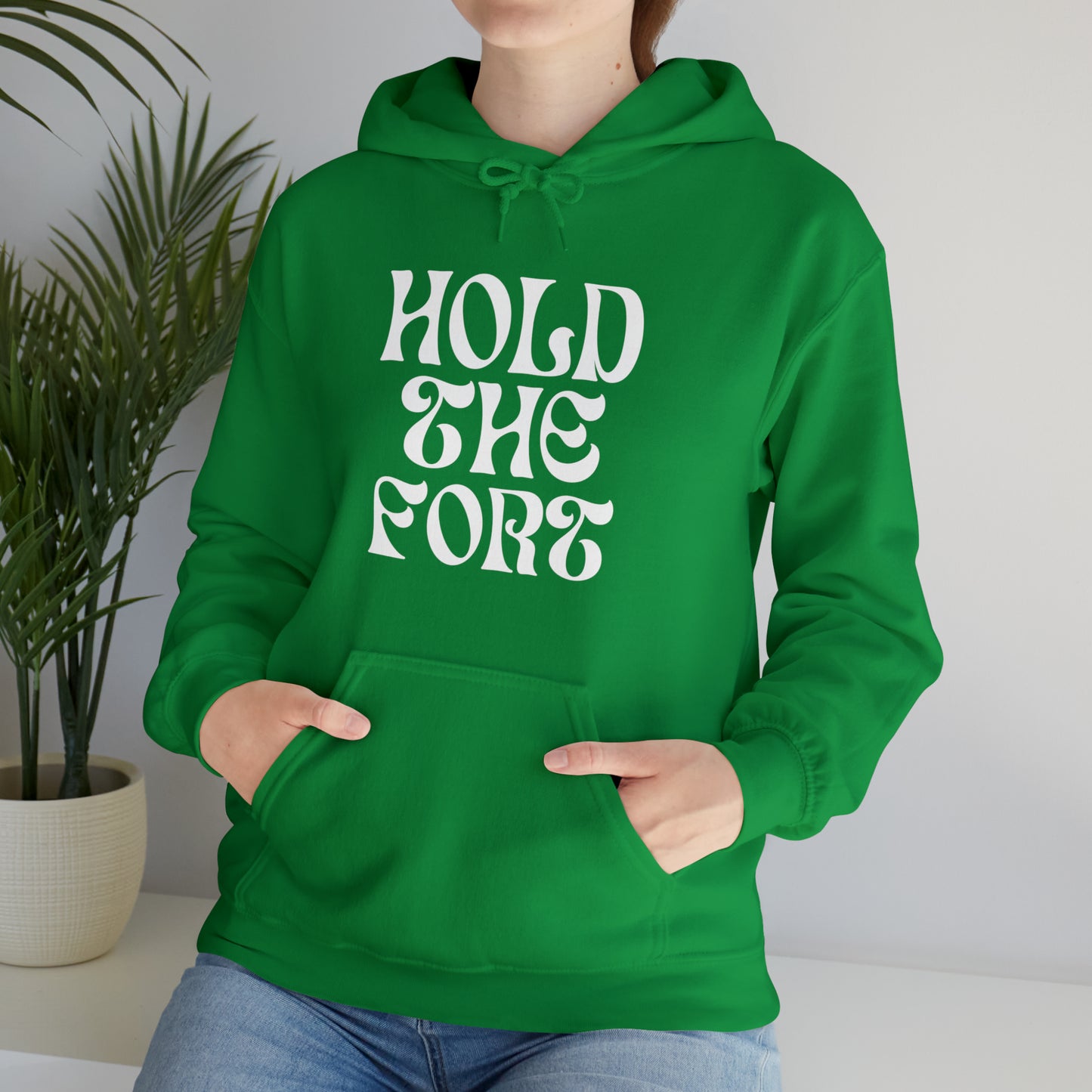 HOLD THE FORT Unisex Heavy Blend™ Hooded Sweatshirt