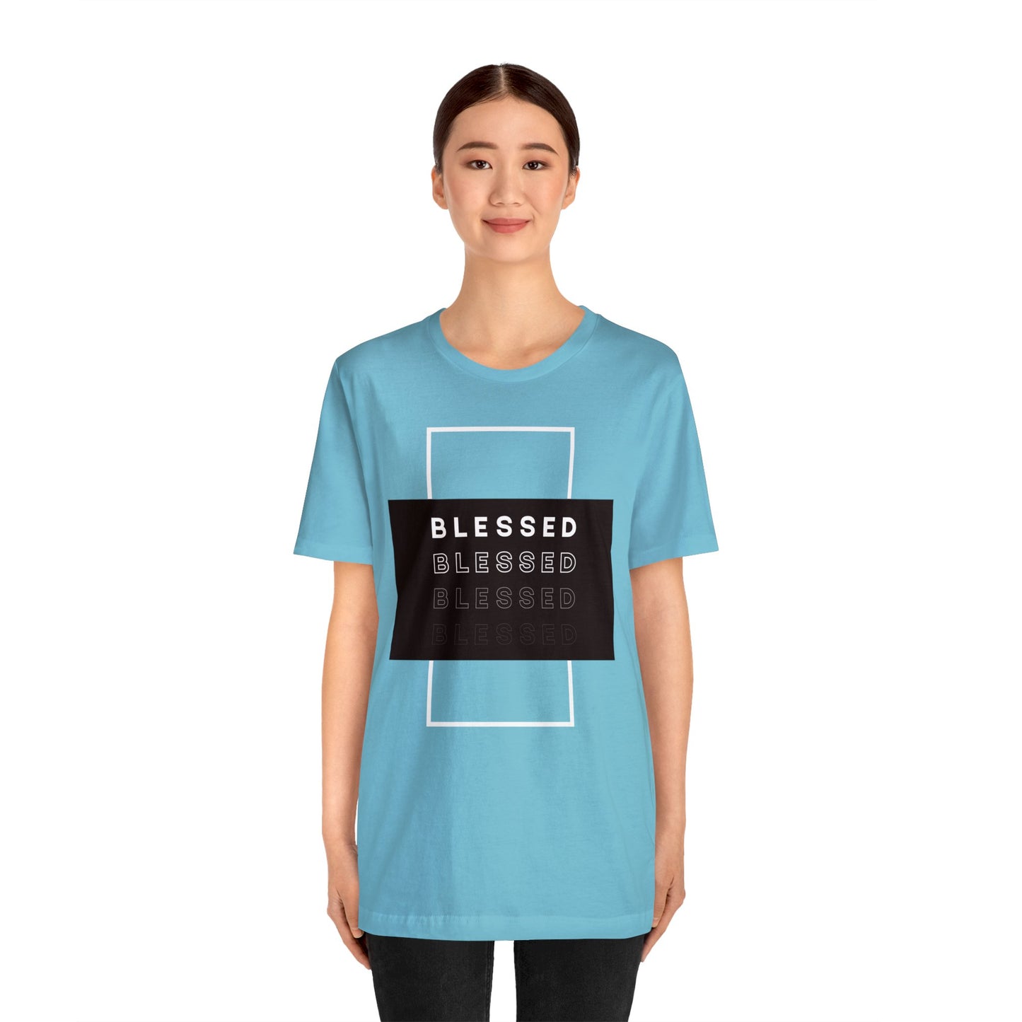 BLESSED Unisex Jersey Short Sleeve Tee