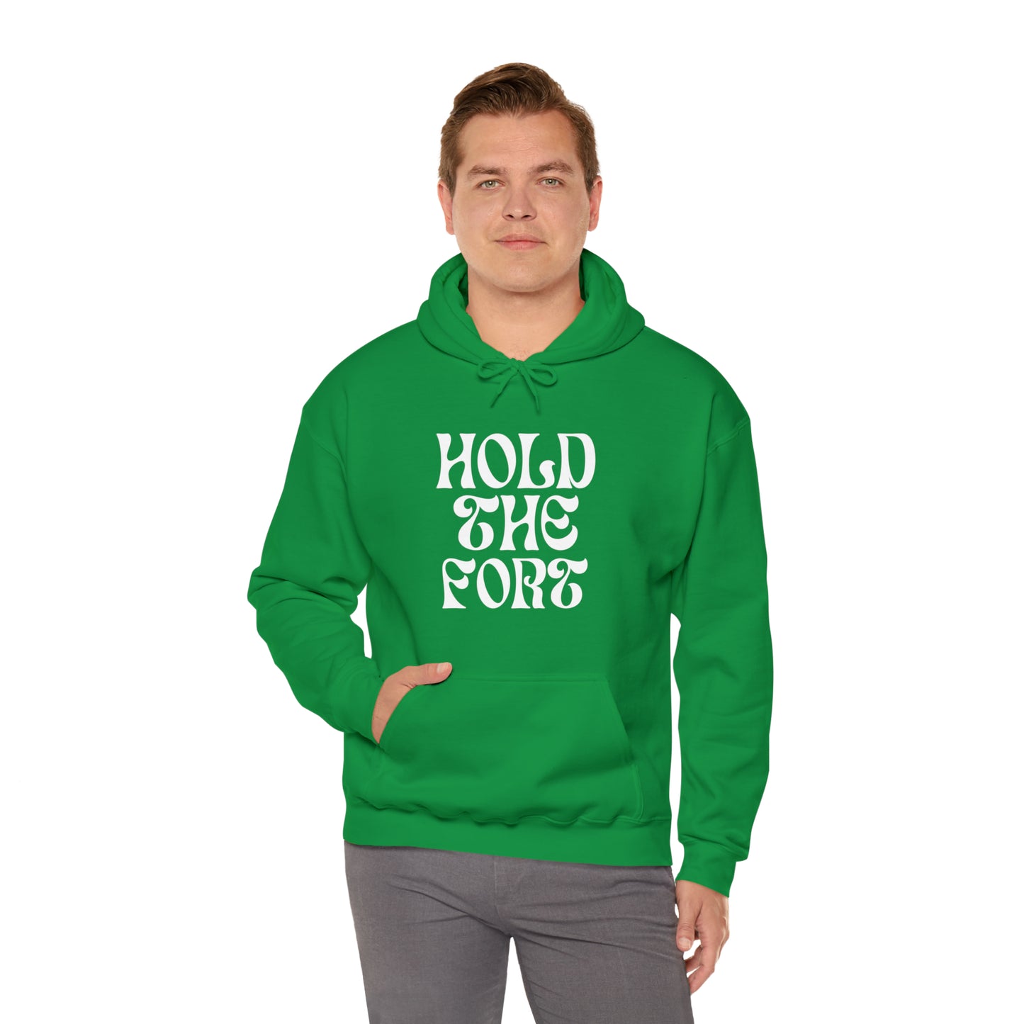 HOLD THE FORT Unisex Heavy Blend™ Hooded Sweatshirt