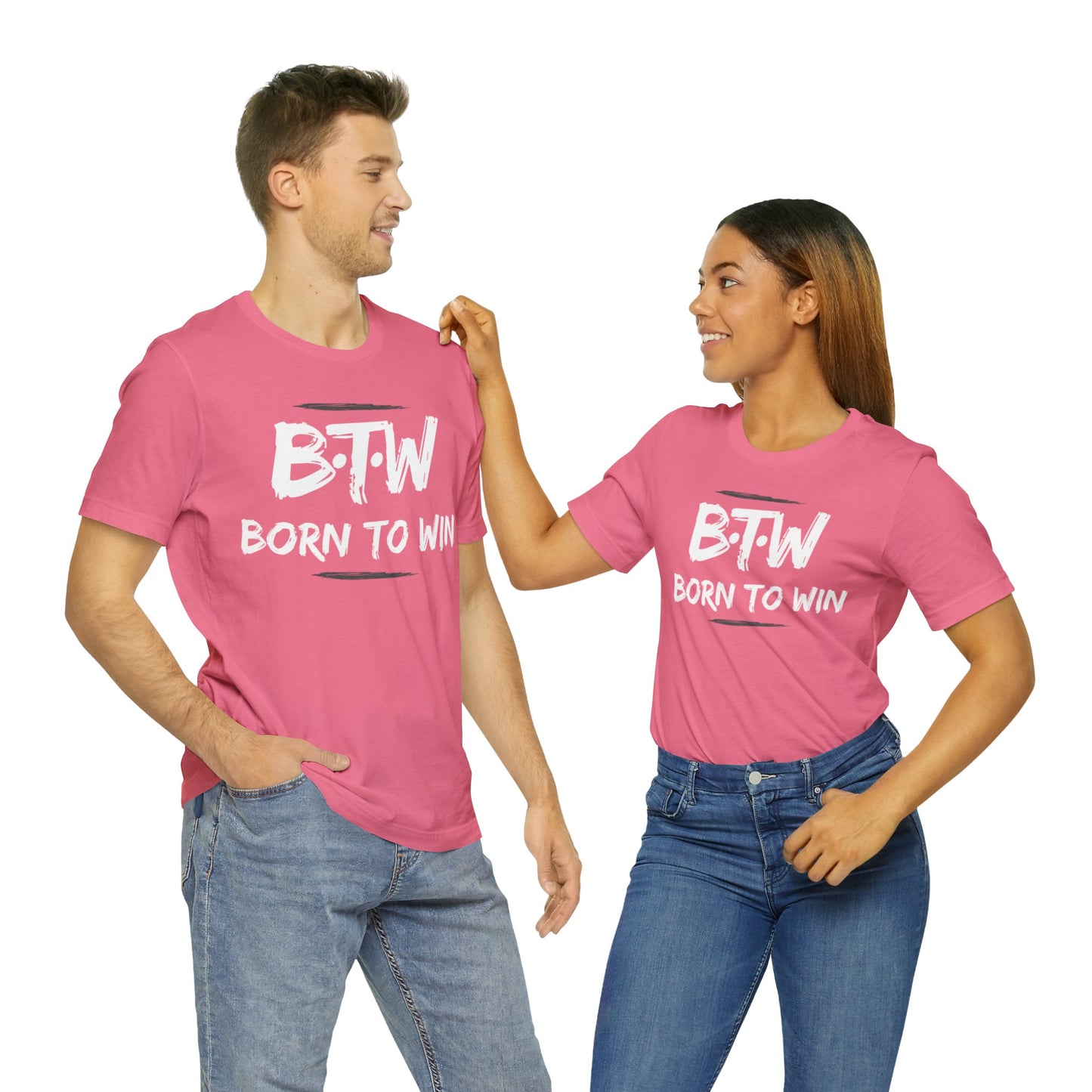 BORN TO WIN Unisex Jersey Short Sleeve Tee